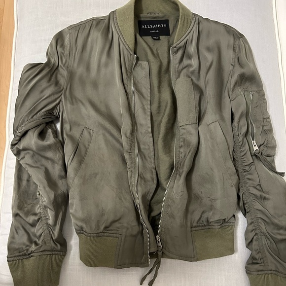 All saints green Bomber - Picture 2 of 4